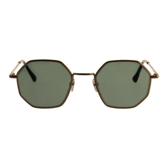 New DANIELLE RATTRAY Green Square Edie C03 Sunglasses Women - Picture 2 of 4